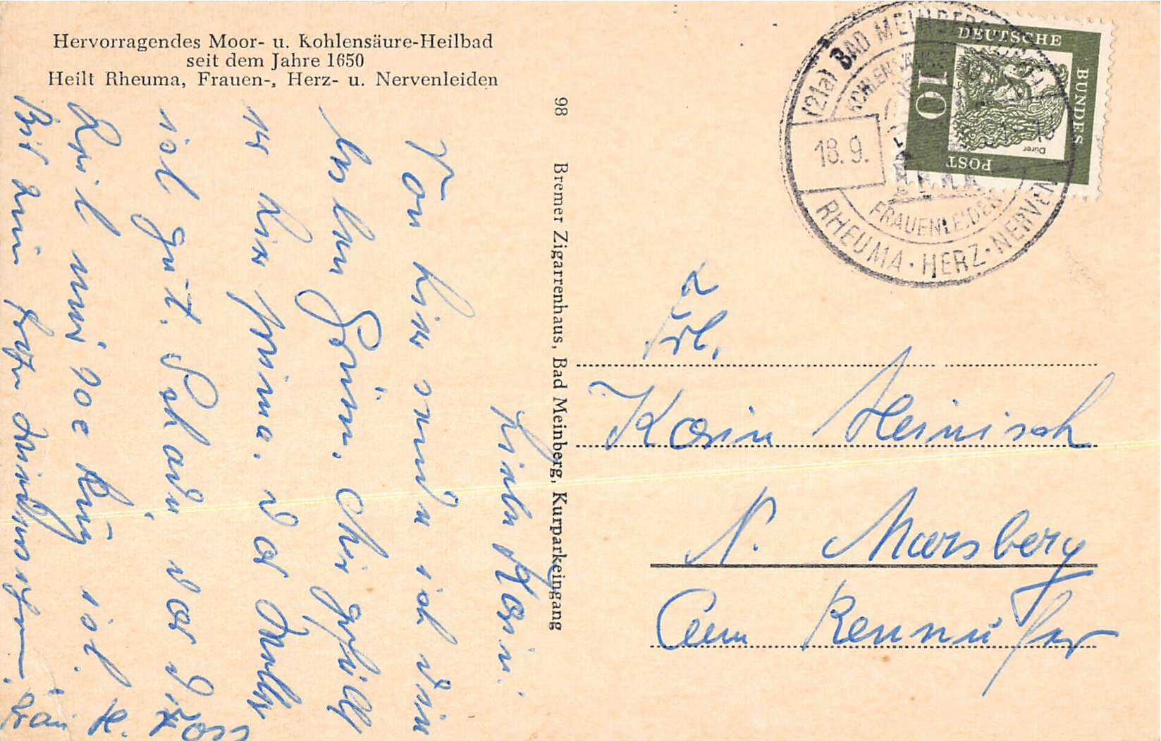 Rückseite (Adresse noch nicht bestätigt)